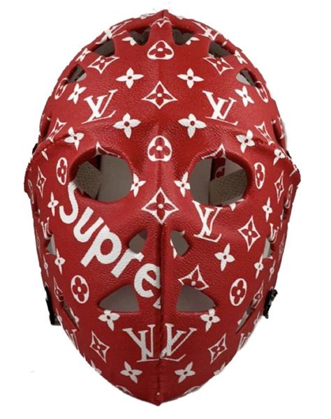 supreme lv face mask|supreme half zip.